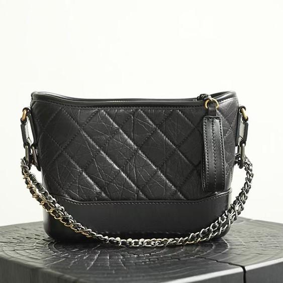 High End High End Small Fragrant Style Grid Chain Wandering Bag For Women Versatile Top Layer Cowhide Crossbody Bag