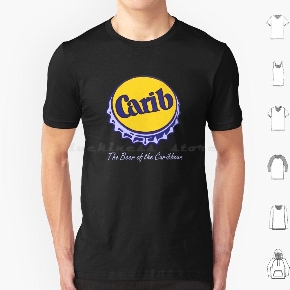 Carib Beer Das Bier der Karibik T-Shirt Große Größe 100% Baumwolle Bier Cerveza Lager Carib Karibik Westindien