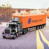Alloy Semi-Truck Model Toy – American Box Container Truck