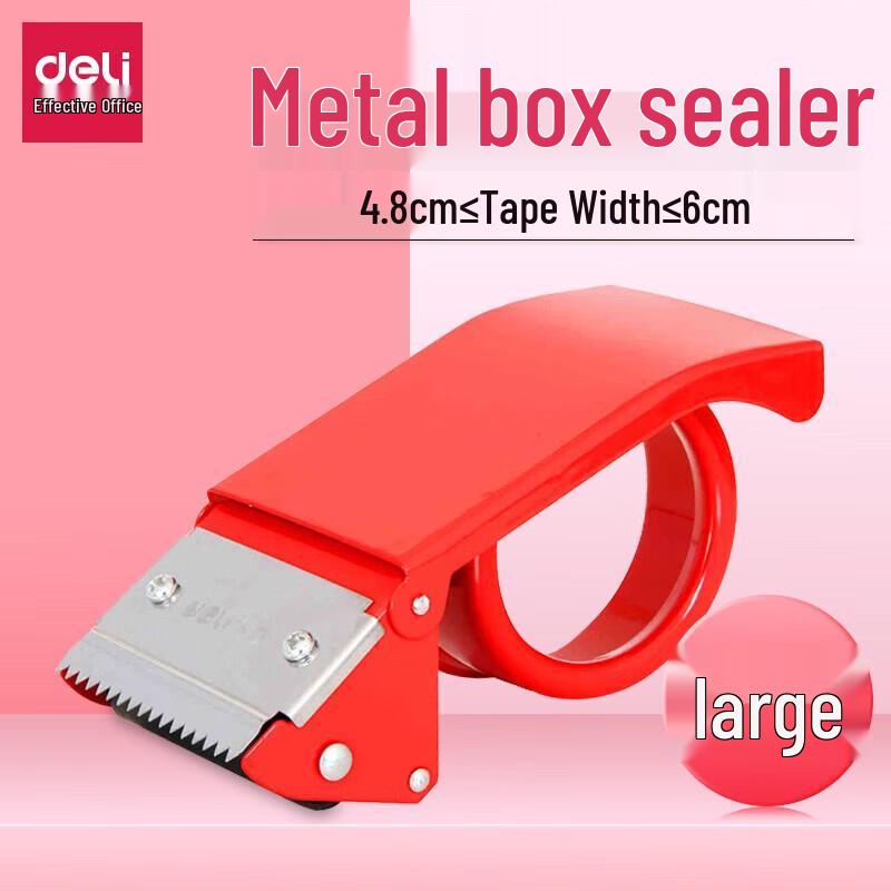 Deli Metal Carton Sealing Tape Dispenser