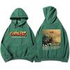 Gorillazs The Mountain 2026 Tour Mikiny Módní Mikiny s dlouhým rukávem a kapucí Podzim Zima Fleecové Pulovry Streetwear