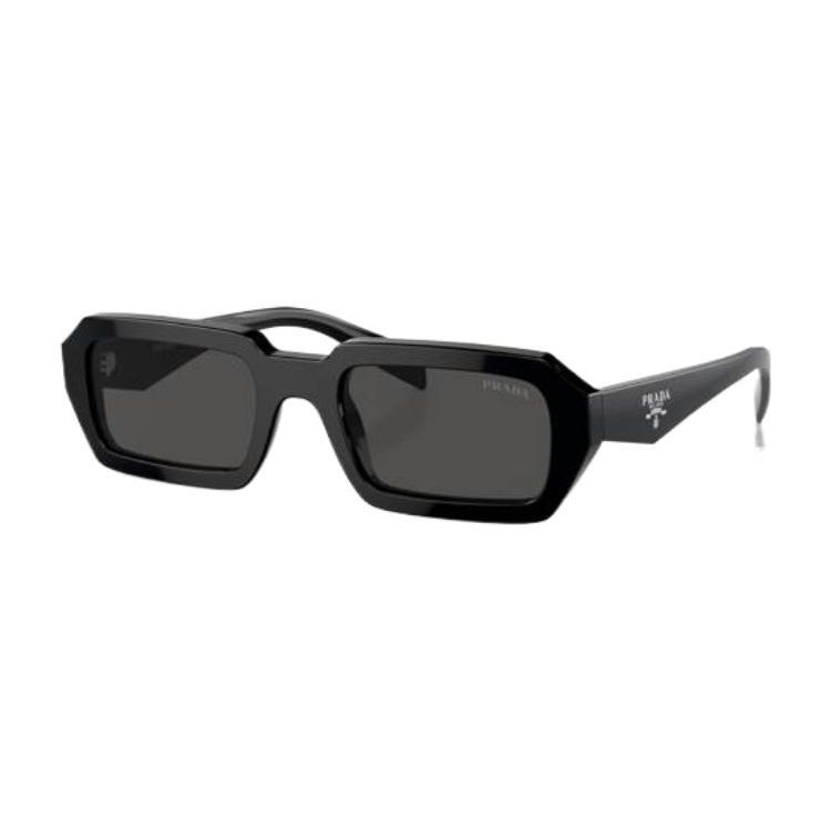 

Prada Logo Irregular Shape Sunglasses Men sunglasses Black SPRA12F-16K08Z Box+Shopping Bag,54