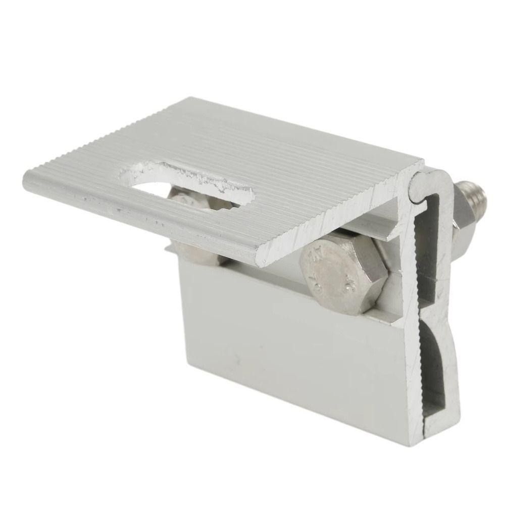 1Pcs Aluminum Alloy Solar Panel Clamp Photovoltaic Fixing Clip for Metal Roof House RV Boat