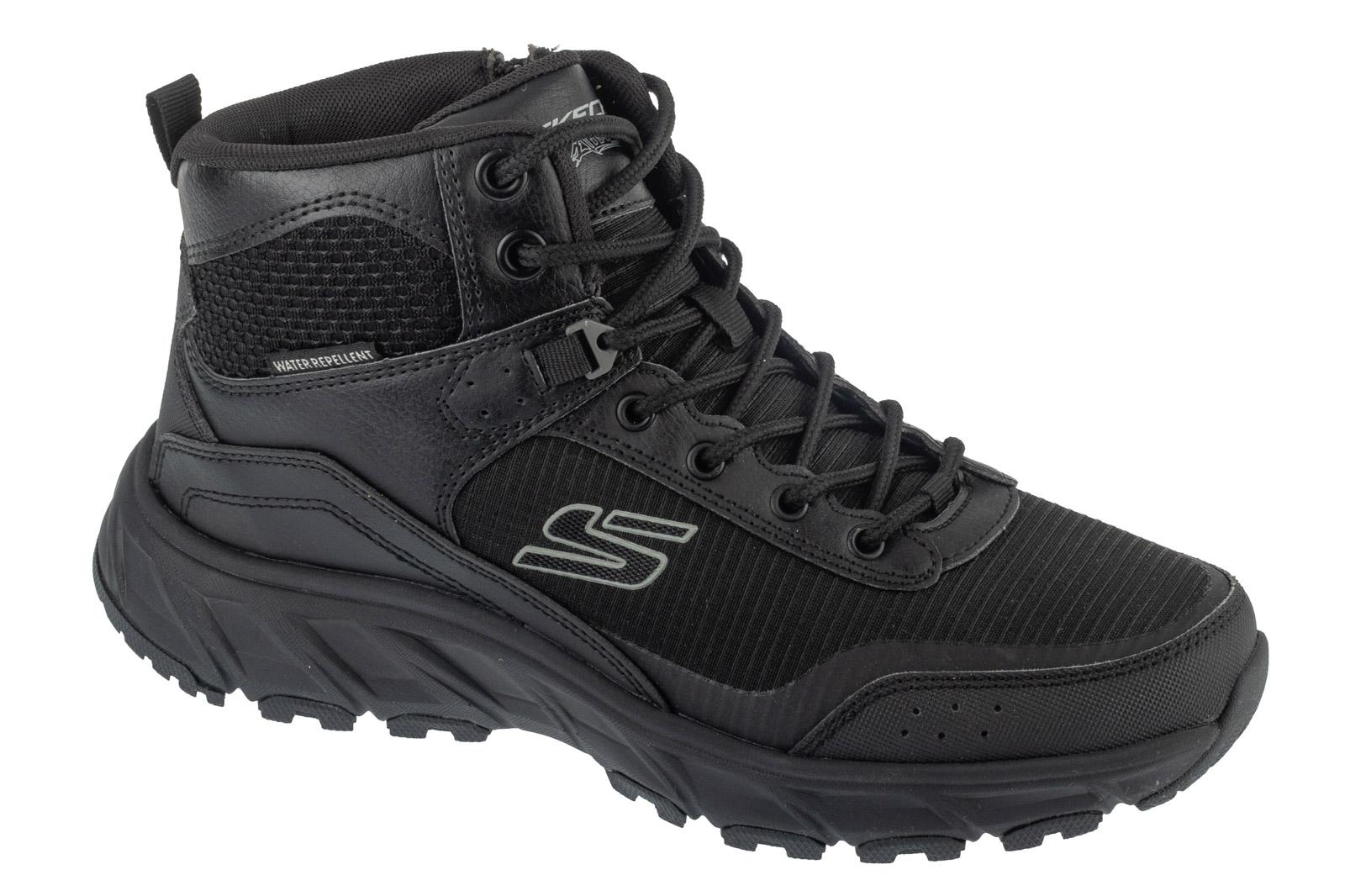 Skechers Hillcrest 2.0 - Woodrock Peak, Herren Trekking-Schuhe Schwarz 44 Schwarz