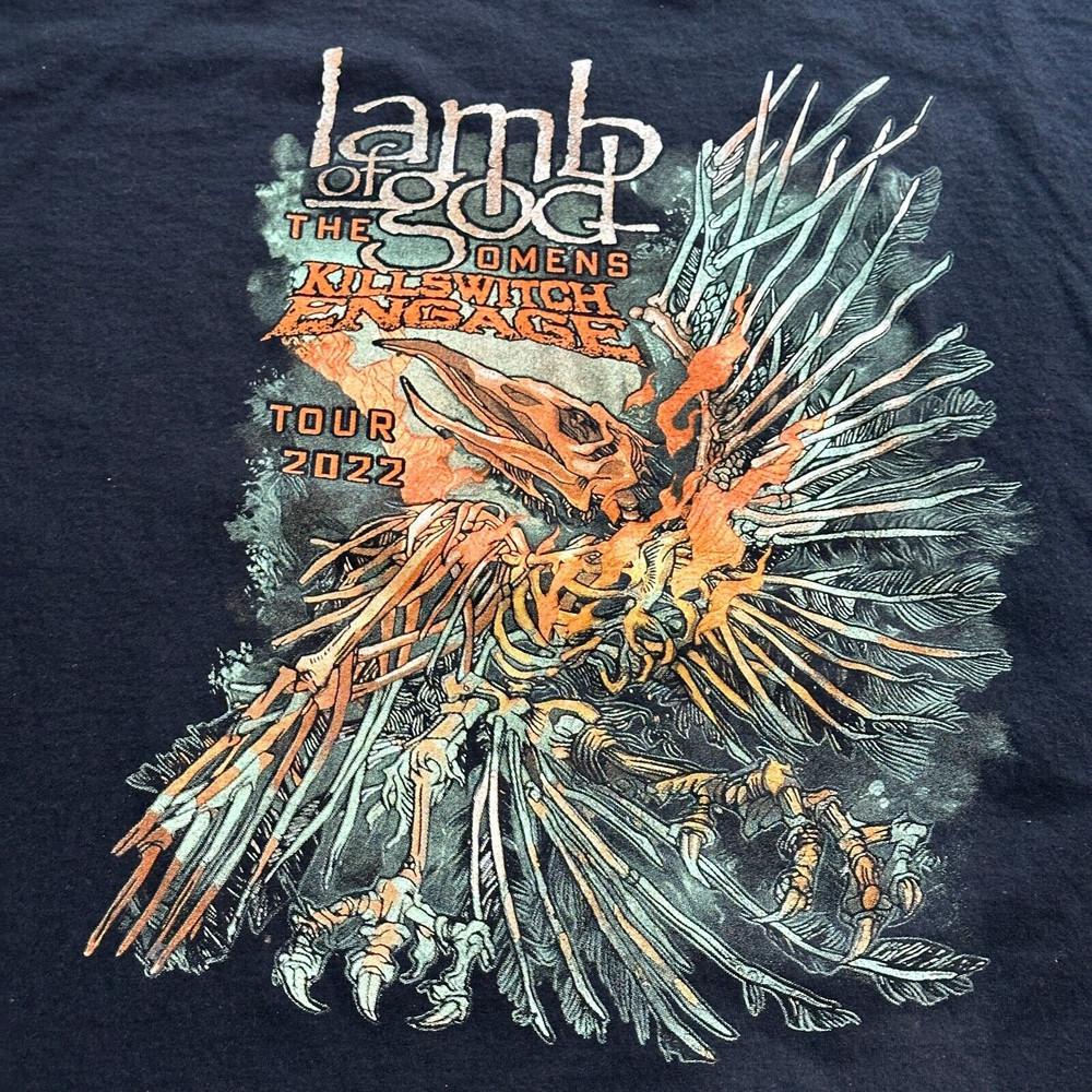 Lamb Of God Band Music Tour Black T-Shirt Cotton Unisex S-5XL Unisex T-Shirt S