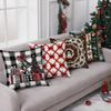 Weihnachtsmuster Kissenbezug DesignGeeignet für Sofa Auto Schlafzimmer dekorativer Kissenbezug Kissenbezug
