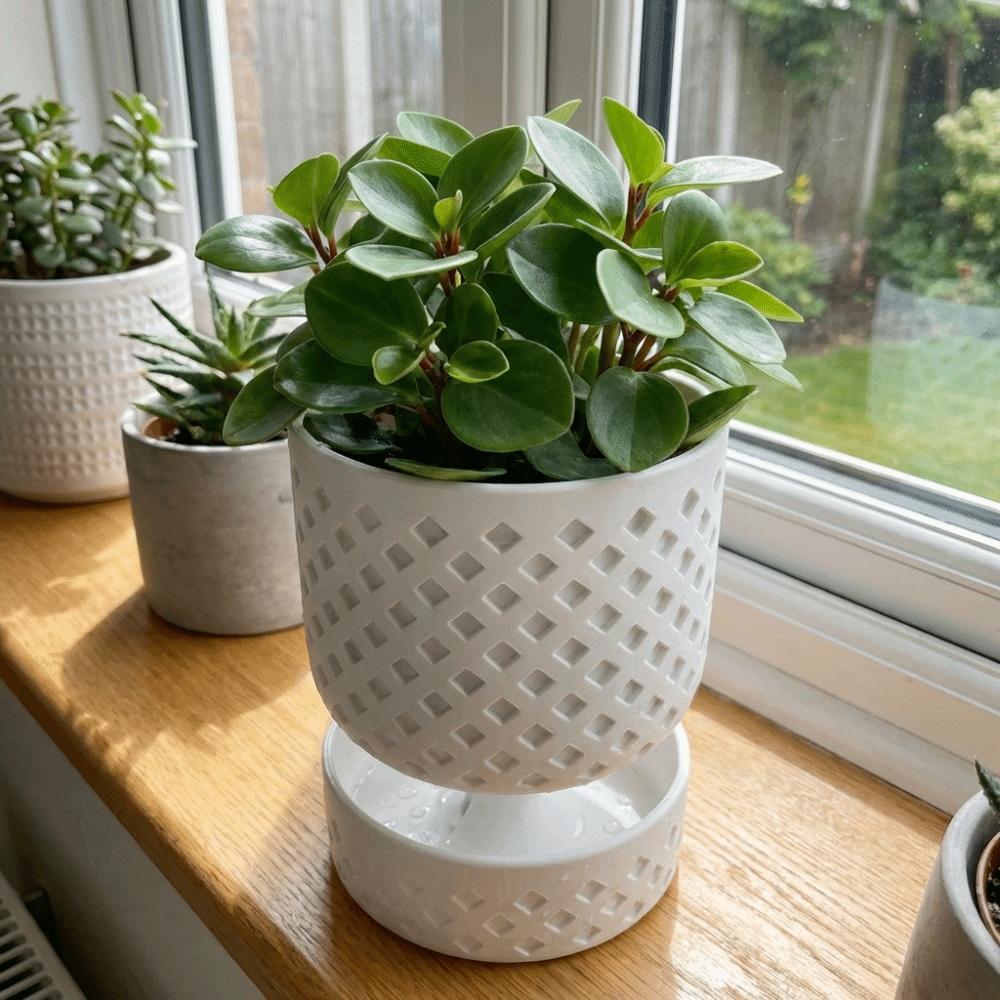 Root Control 3D Printed Flower Pot Breathable Plastic Succulent Plant Basin Decorative Flowerpots Green Onion Pots Office
