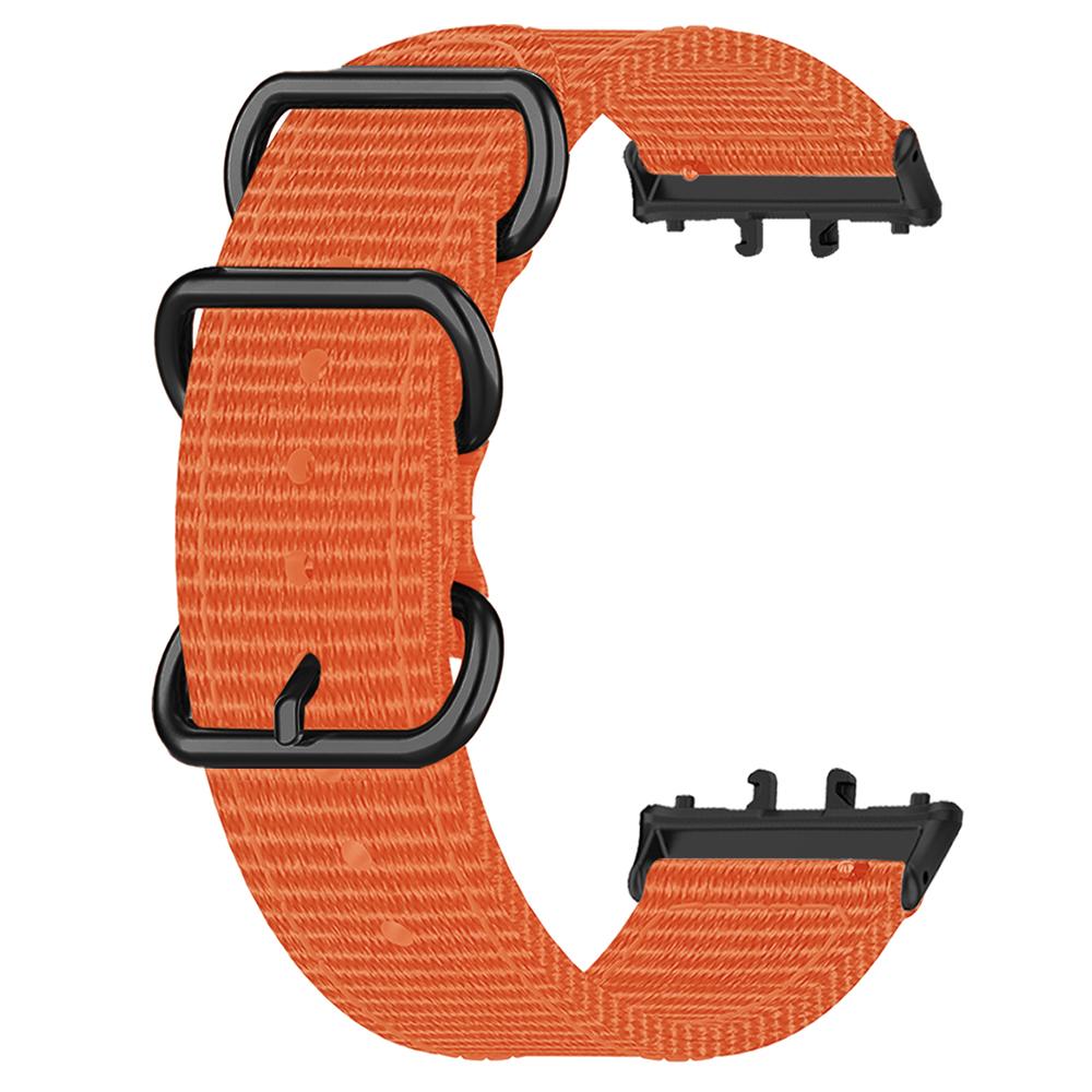 For Honor Watch X5 Watch Band Triple Ring Nylon Woven Strap