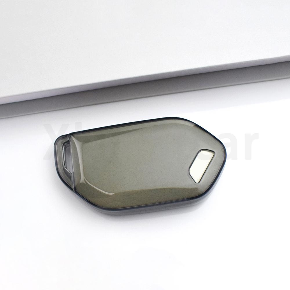 Auto Car Key Case Cover Shell Fob Transparent Tpu For Kia Picanto Ev9 Sorento Mq4 Carnival K8 Morning K5 Carens Rio Seltos