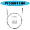 Rotating Swivels Cable Flexible Interchangeable Knitting Needle Cable 20/30/40/50/60/80/100cm for Craft Projects