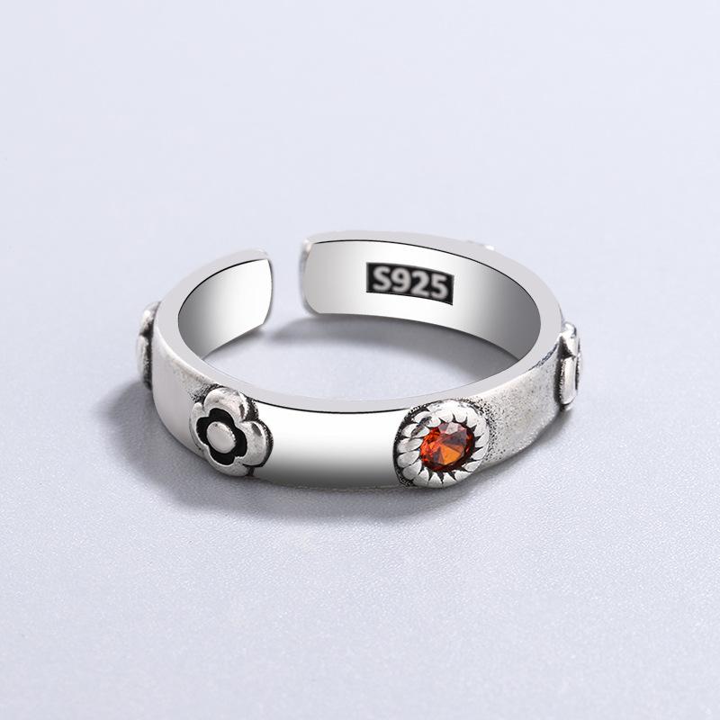 Original 925 Sterling Silver Colorful Heart Rings For Women Counple Wedding Engagement Silver Women's Diamond Ring Fine Jewelry