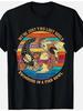 1PC 1PC Men'S Casual Graphic T-Shirt - "We're Just Two Lost Souls Swimming In a Fish Bowl" Desi
