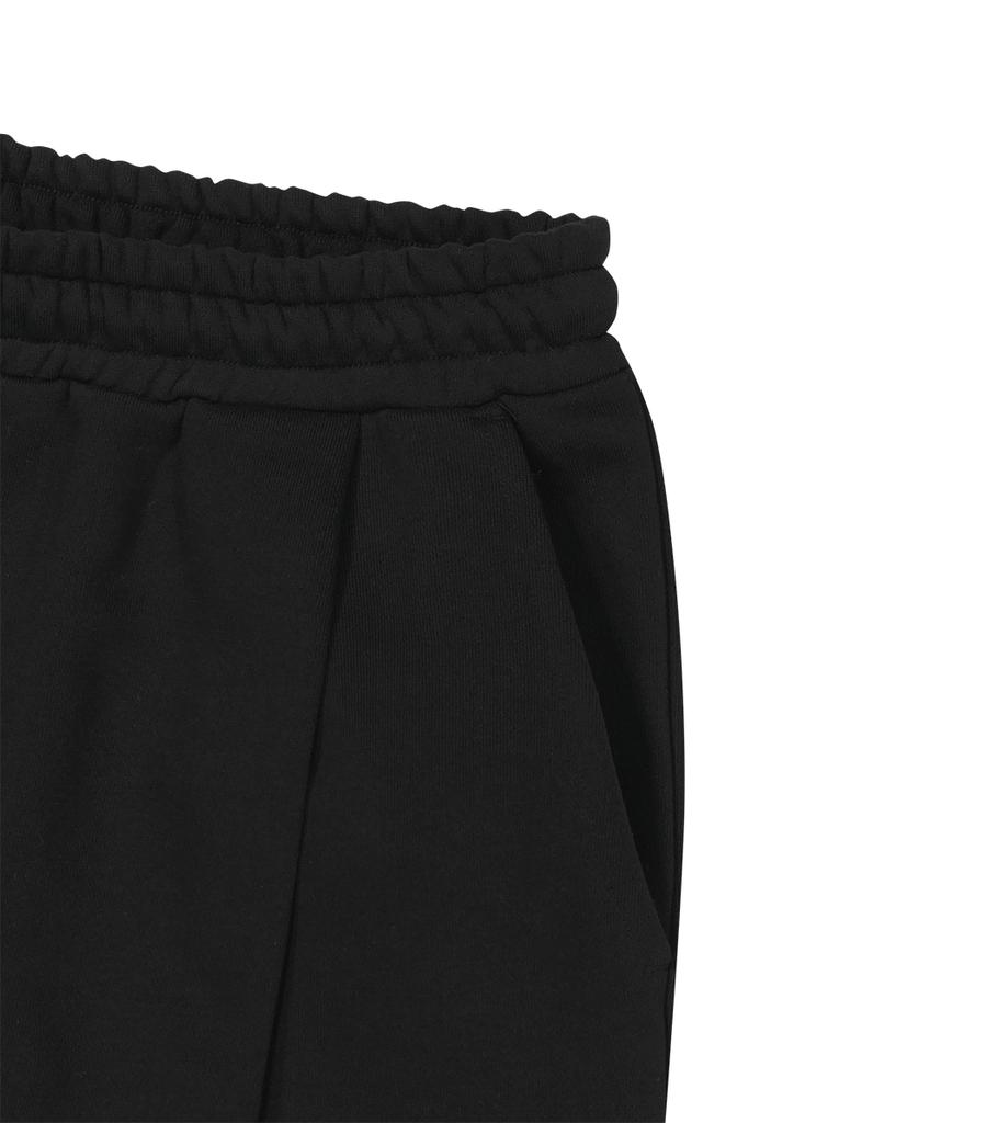 Weideun One-Pleat Heavy Wide Pants Black
