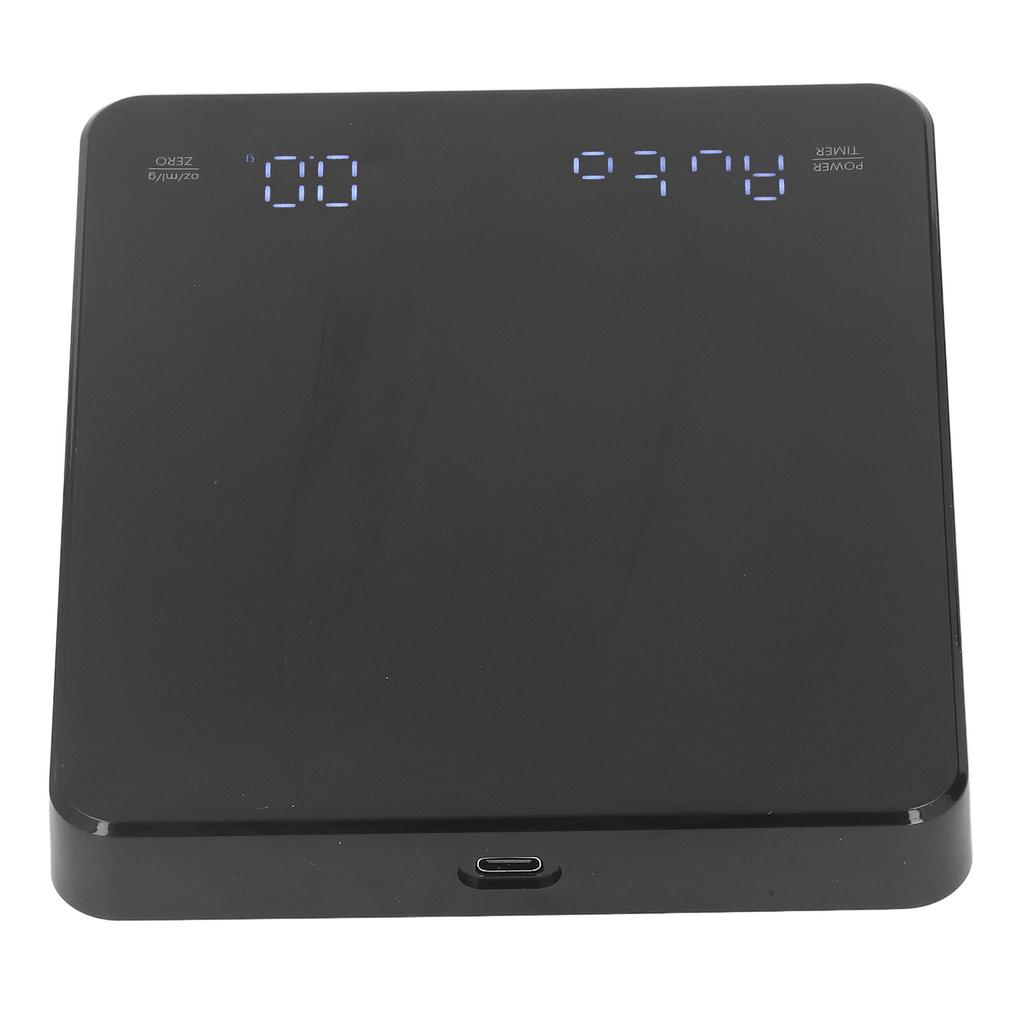Kaffeewaage mit Timer Intelligent Wiederaufladbar 0,1g Digital Tischplatte Elektronisch Genau Sekunde