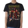 Camiseta de Banda de Metal Rock Clássico Oficial Iron Maiden Stranger Camiseta Sépia Preta
