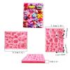 Food Grade Silicone Fondant Mold Crown Bow Design Multiple Cavities Silicone Mold Smooth Surface Heat Resistant Sugar Paste Mold
