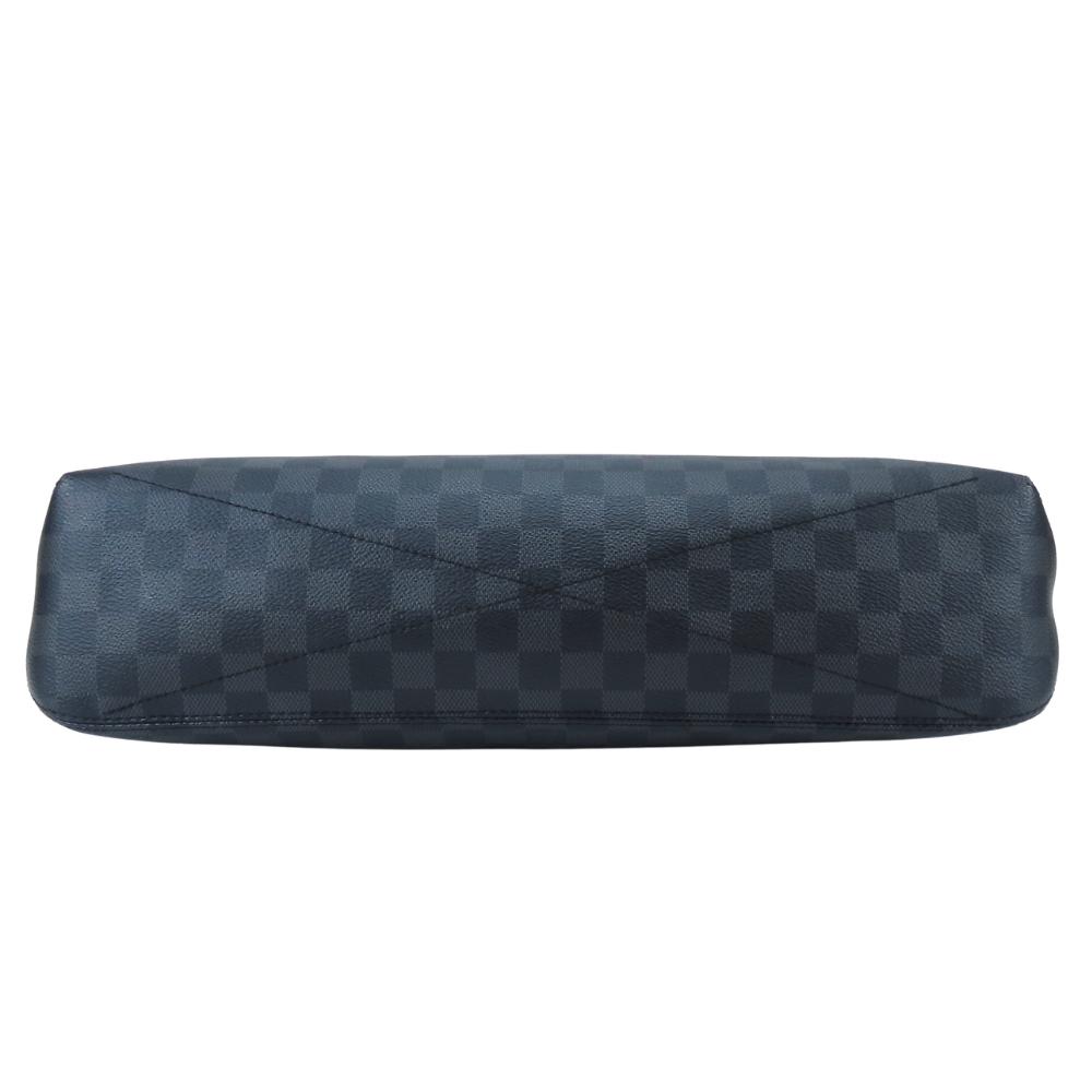 Used LOUIS VUITTON Shoulder Bag Hunter N41656 Damier Grafitte/leather black gray Messenger