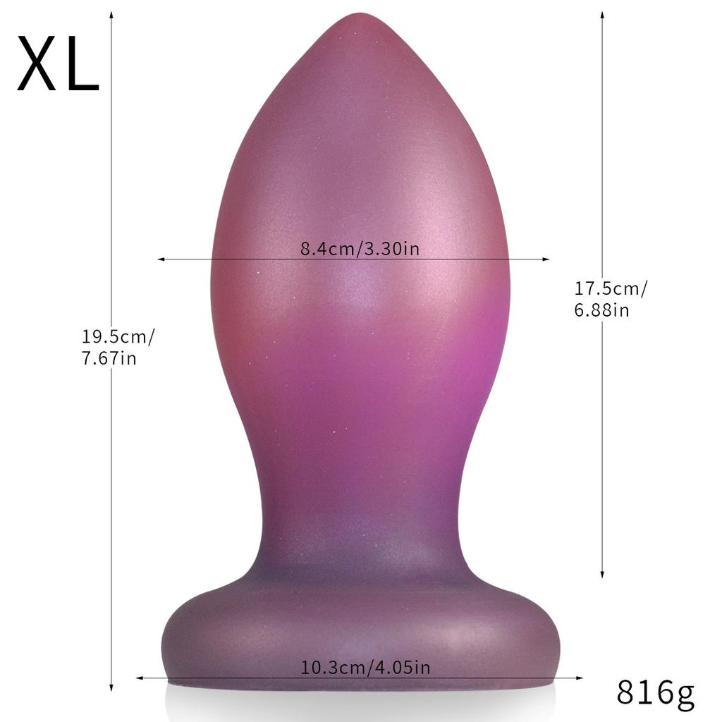 Super Sized Silicone Anal Plug  Strong Suction Cup  Dildo  Male and Female Flirtation  Anal Dilator  Adult Masturbator  Erotic SM