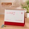 Minimalist Desktop Calendar 2027 Self-Discipline Tracker New Desk Calendar  Workspace
