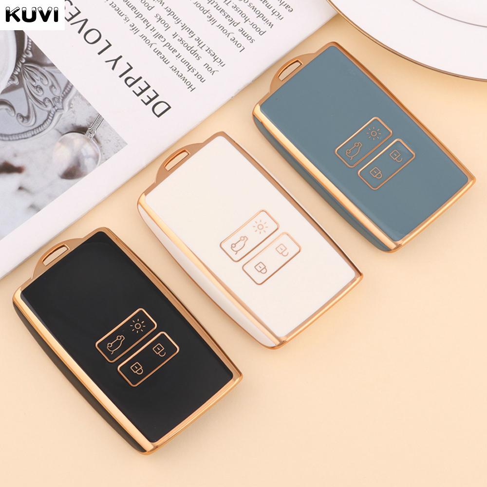 TPU Car Card Key Case Cover Shell Fob For Renault Koleos Captur Megane Clio Scenic Talisman Arkana For Dacia Sandero Accessories