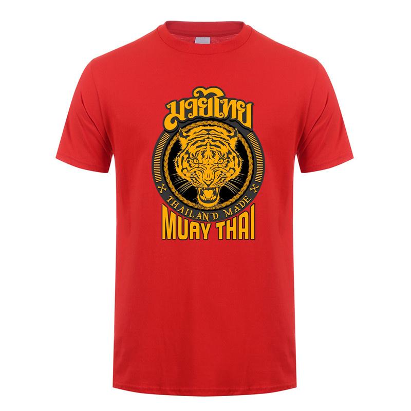 Tiger Sagat Muay Thai Thailand T Shirt Summer Cool Unisex Cotton Short Sleeve Tshirts Gift Unisex Tee Tops DY020