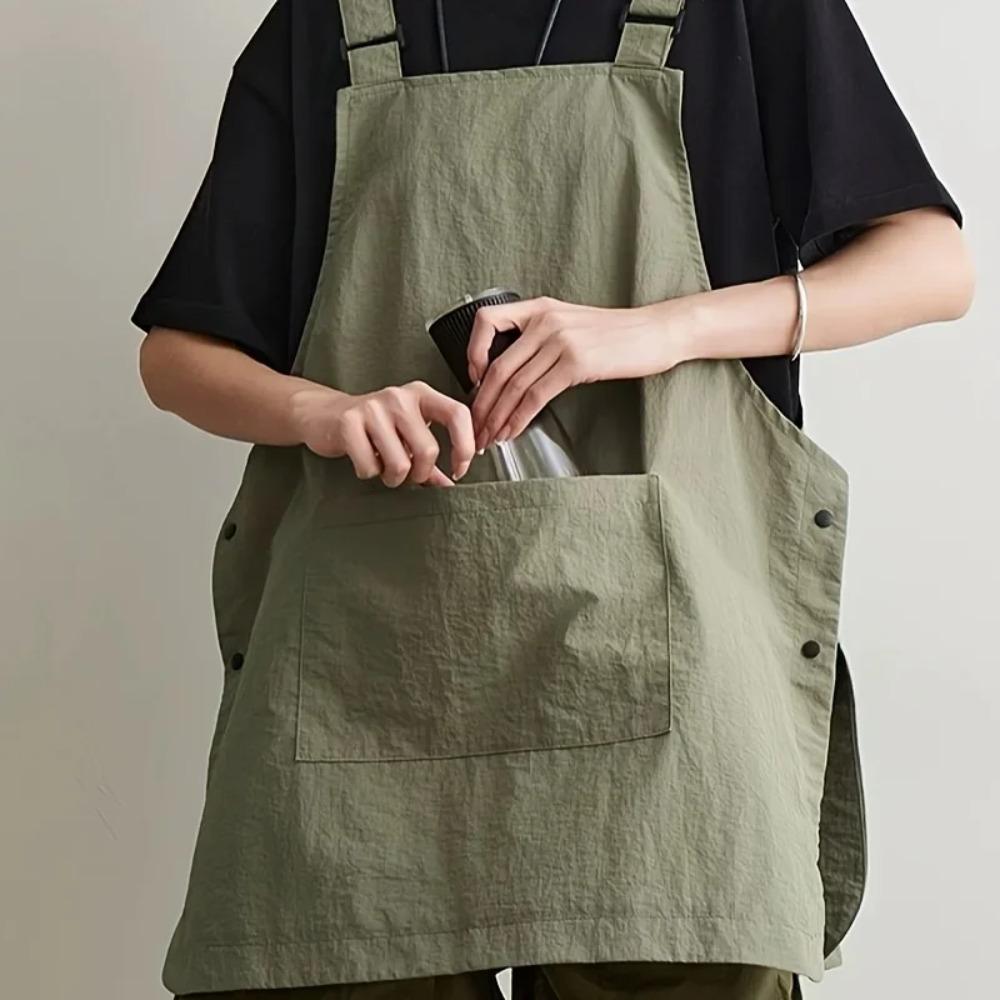 Lightweight Apron Waterproof Outdoor Barber Coffee Shop Restaurants Adjustable Workwear Apron Household Kitchen Accessories