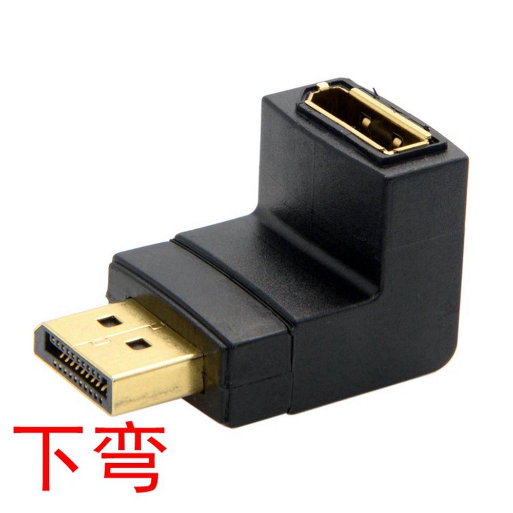 

UP DO Display Port Angled 90 Degree DP 1.4V DisplayPort Male to Female Extension 60HZ 4K Adapter