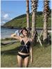 New Women's High-Waisted Halter Bikini with Slimming Tummy Control - Retro Resort Swimsuit
