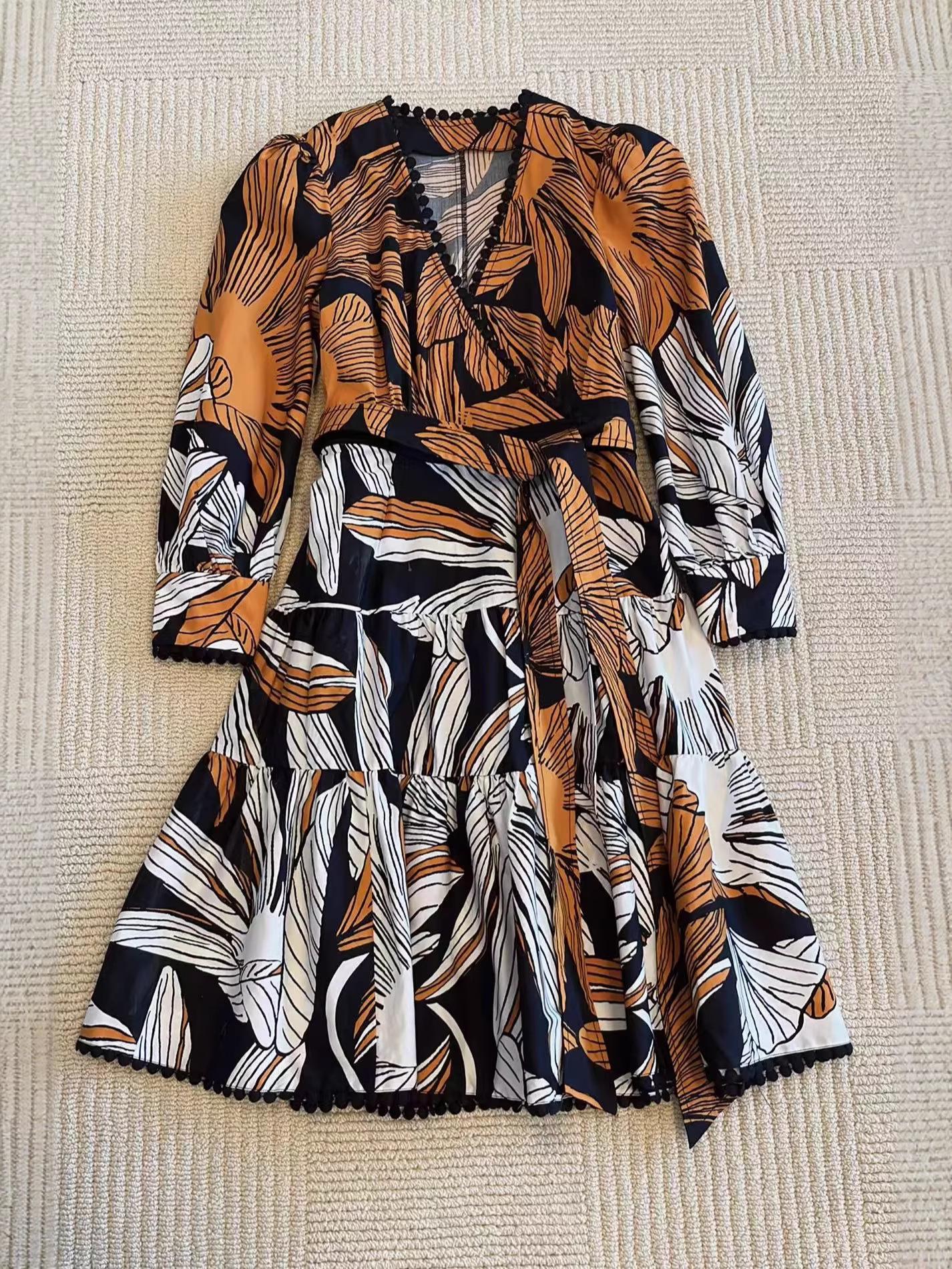 Платье с тигровой полосой 6