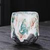 Japanese-style Retro Yamagata Ceramic Teacups Retro Handmade Rough Pottery Single Ceramic Kung Fu Tea Set Tea Accessories