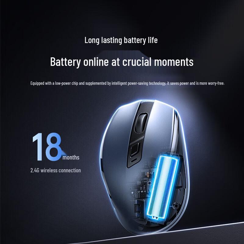 UGREEN Wireless Silent Ergonomic Mouse