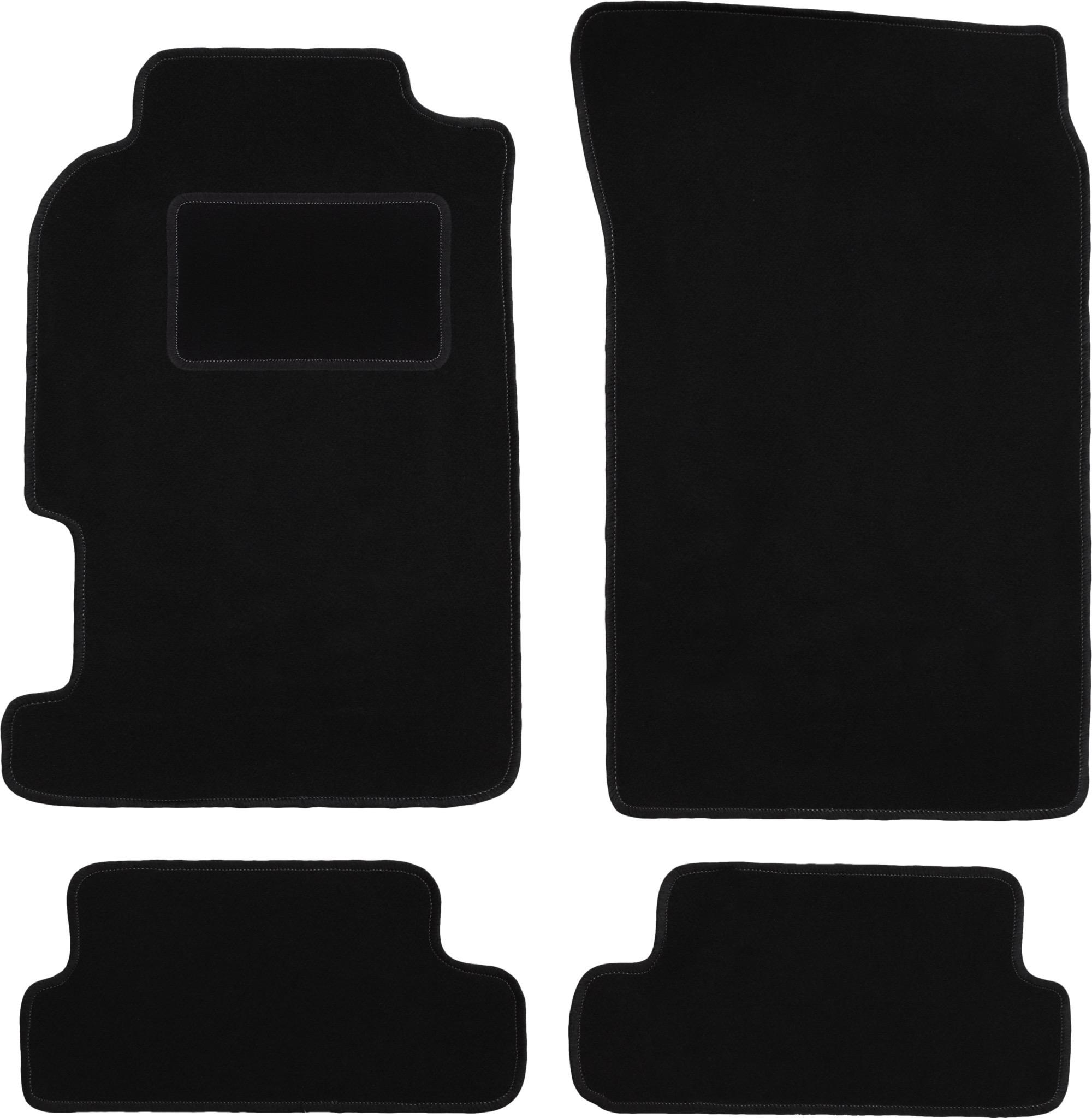 Black velour floor mats for: Honda Prelude IV coupe (1991-1996)
