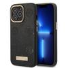 Guess Guhmp13Lsapstk Iphone 13 Pro / 13 6,1 Black/Black Hardcase Peony Logo Plate Magsafe