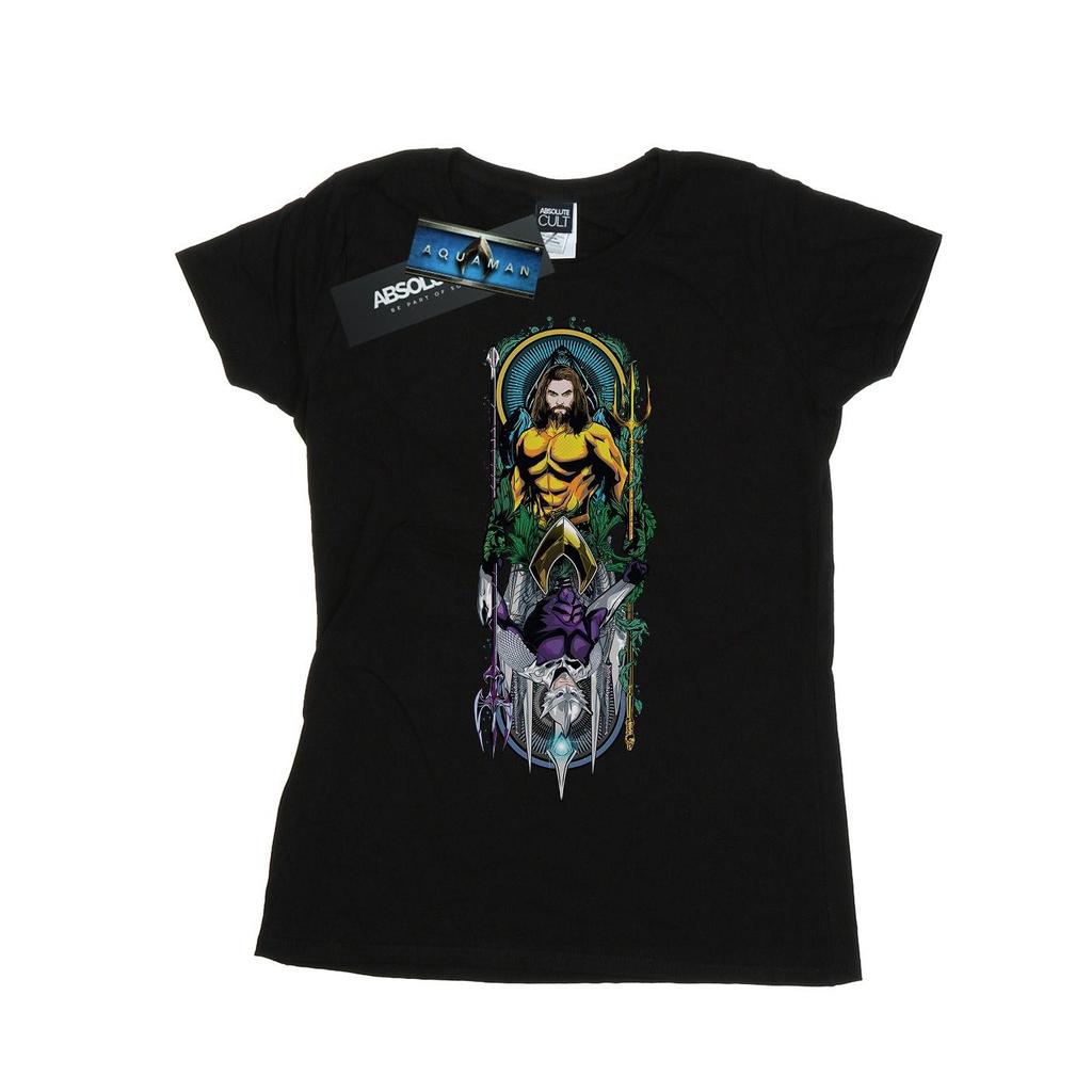 DC Comics Womens/Ladies Aquaman Ocean Master Cotton T-Shirt