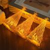 1pc Christmas Navidad Decoration LED Light Desktop Ornament Tree Shape 2026