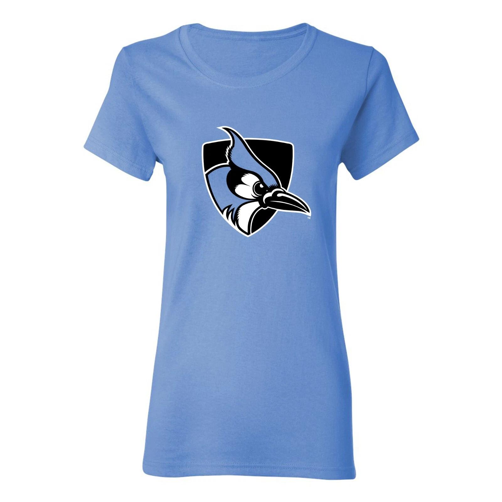 Johns Hopkins Blue Jays Primary Logo Women s T-Shirt - Carolina Blue L