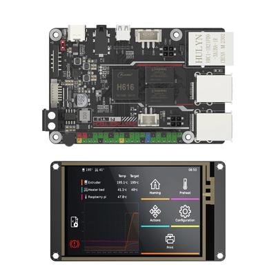 3D Printer Pi V1.2 + TFT35 SPI V2.1 Control Board Kit SPI LCD Display FourCore 64bit ARM CortexA53 1.5GHz Processor