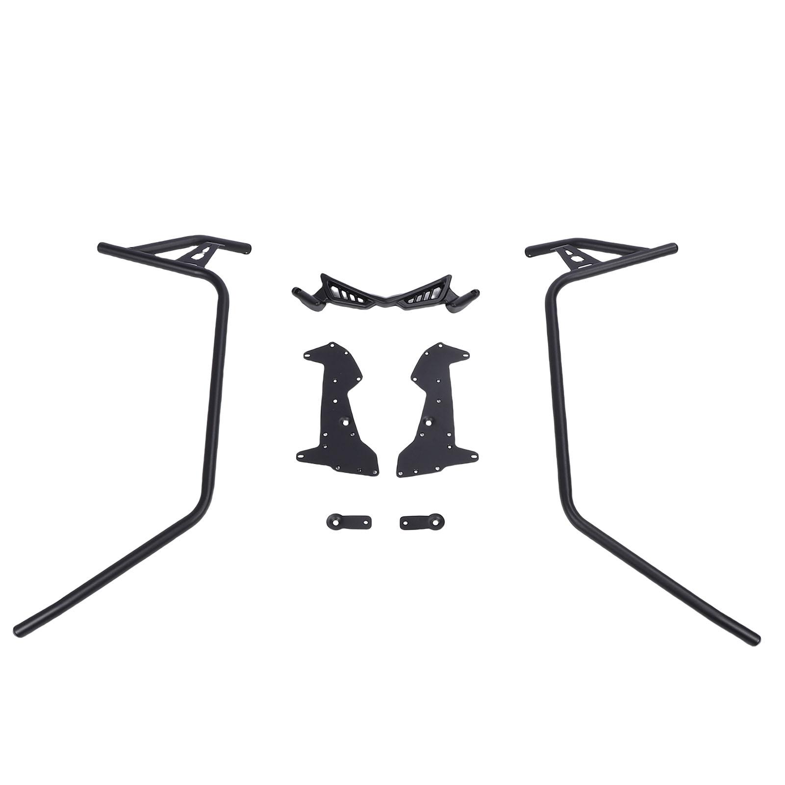 

Motorcycle Highway Crash Bar Heavy Duty Carbon Steel Engine Guard Bumper Frame Falling Protector Replacement for