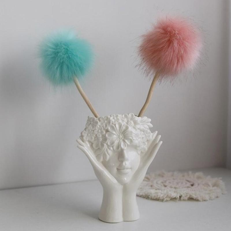 Silicone Ornament Moulds Silicone Vase Molds Flower Human Shape Flexible Crafting Moulds Silicone Texture Craft Moulds