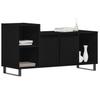 TV Cabinet Set Black Oak Effect 100 x 35 x 55 cm