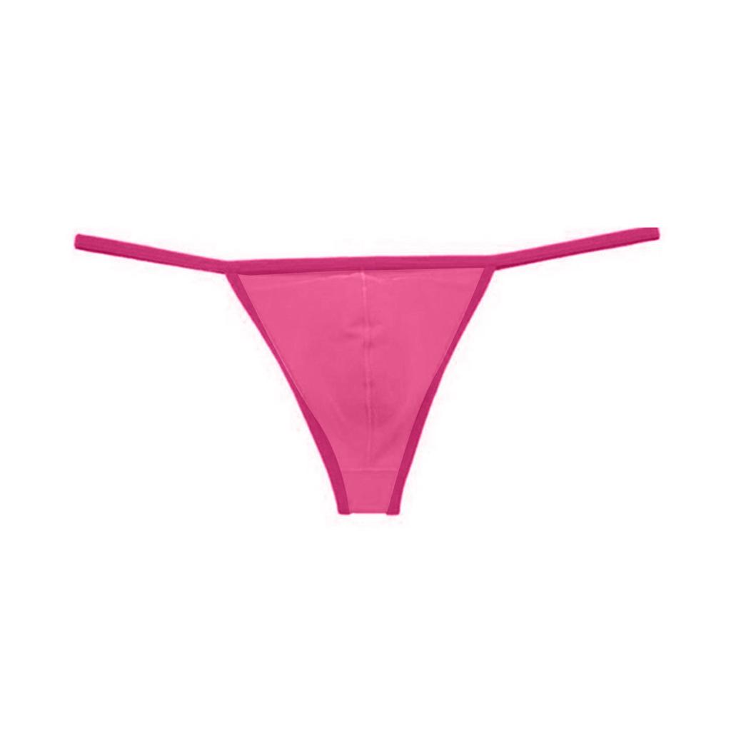 Open Back Mens Underpants Low Waist Briefs G-string Thong Underwear