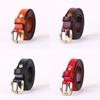 Genuine Leather Waist Belt For Women And Men With Square Buckle Casual Style For Outdoor Wear