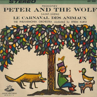 LP Record EFREM KURTZ, PHILHARMONIA ORCHESTRA - Prokofiev: Peter And The Wolf / Sai ASC5085 ANGEL Japan Classical Used