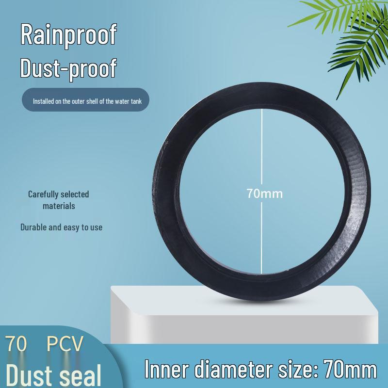 Komplett set med tillbehör för solvattenvärmare: Silikontätningsring, Vattentät/Dammtät Ring, Bas och Gummi O-ring (47, 58, 70 Rör)