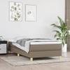 Vidaxl Bed Frame Without Mattress, Taupe, 100X200 Cm, Upholstered