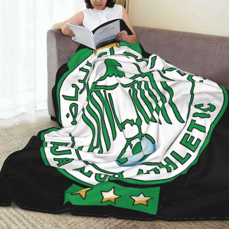 Raja Club Athletic Casablanca Maroc Couverture Maison Chambre à Coucher Housse de Canapé Fausse Fourrure Vison Décoratif Canapé