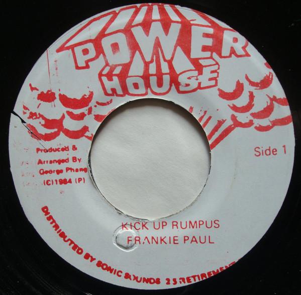 7inch Record FRANKIE PAUL - Kick Up Rumpus NONE Power House Japan Reggae, Ska & Dub Used