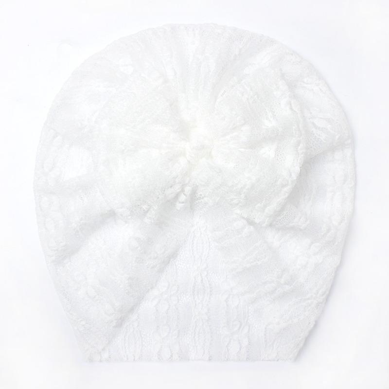 New Bow Baby Hat, Breathable Lace Cool Children's Pullover Hat, Thin Baby Fetal Hat