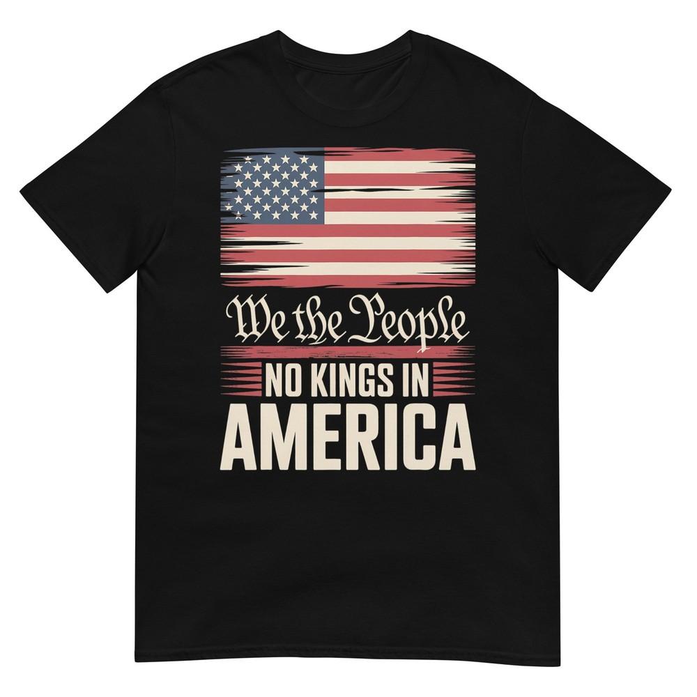 No Kings In America Democracy We The People Tshirt