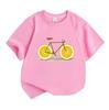 Kids Boys Girls Crew Neck Short Sleeve 100% Cotton T-Shirt,